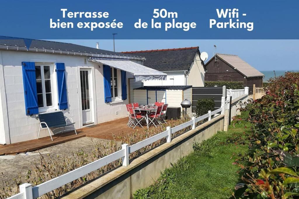 Les Heures Tranquilles - Vue Mer - 50M De La Plage Saint-Côme-de-Fresné Kültér fotó