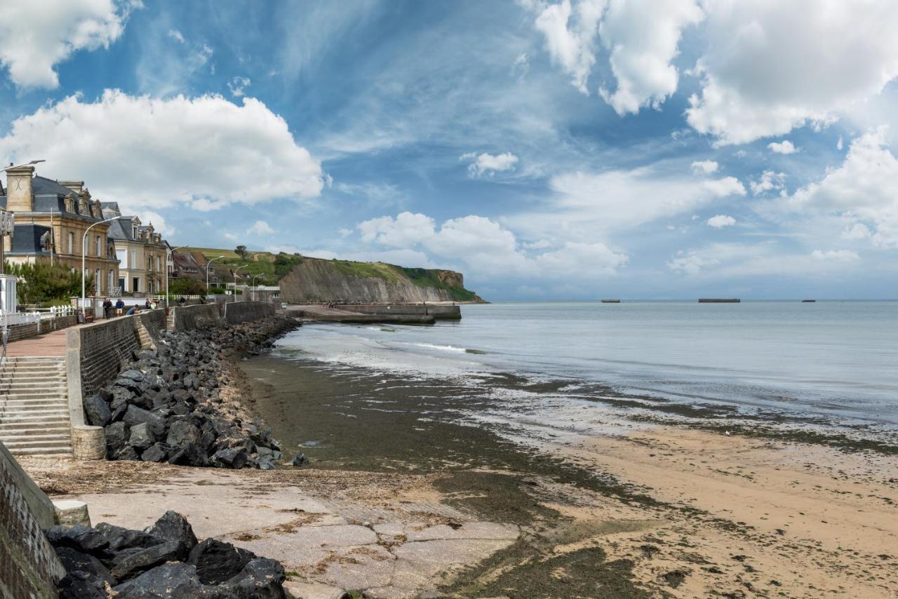 Les Heures Tranquilles - Vue Mer - 50M De La Plage Saint-Côme-de-Fresné Kültér fotó